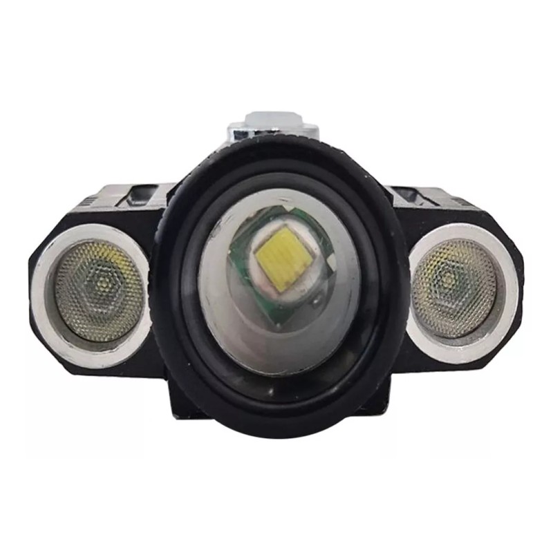 LJK Linterna 3 Focos Tactica 2000 Lm Imantada Luz Led