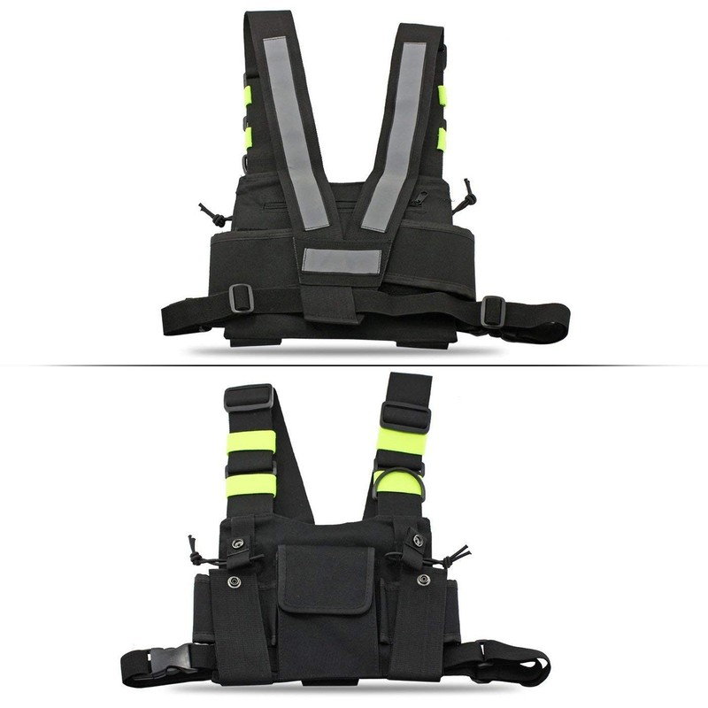 KEESIN Radio Walkie Talkie Chest Pocket Harness Bags Pack Backpack