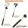 Accessories Kit for Action Camera, Handheld Selfie Stick + Suction