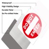 (2 Pack) Do Not Enter Sign, 12x12 Inches Keep Out