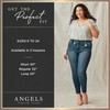 Angels Forever Young Curvy Cropped Jeans for Women, Denim with