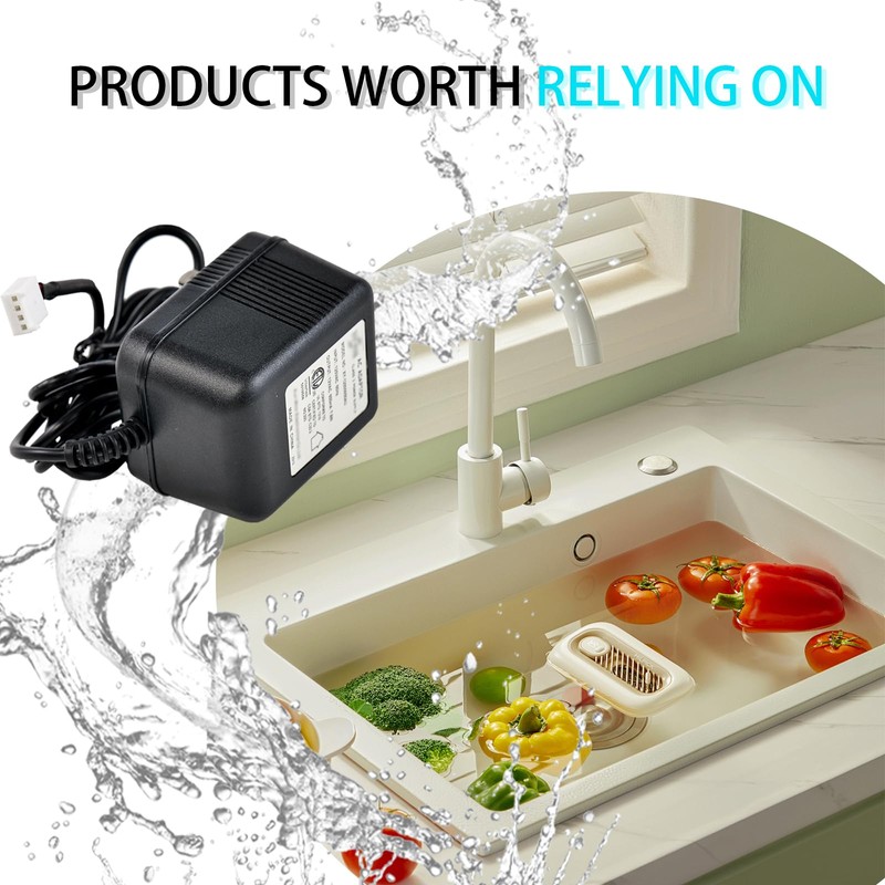 V3186-06 12VAC Water Softener Power Supply AC Transformer Replacement for