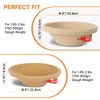 NeoRov Handmade Cotton Rope Banneton Bread Proofing Basket Set -