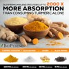 Turmeric Curcumin Supplement - 95% Curcuminoids with Glucosamine, Ginger &