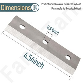 FancyTark 2 Set Replacement Blades for C40 Wood Chipper 4" inch Max Diameter Shredder/Mulcher, High Speed Steel Cutting