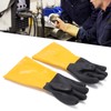 PVC Coated Protective Gloves Lengthening Seamless Wear Resistance Gloves for