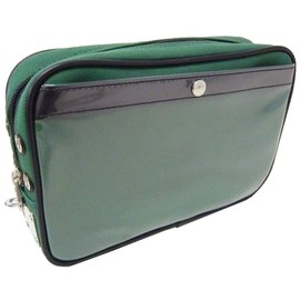 Canvas Mail Pouch for Small Horseshoe Lock with Hardware (Small) With Separate Dial Lock and Security Protection , moss green