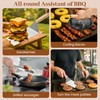 Eoufore Smash Hamburger Press Kit,Around Burger Press,Hamburger Spatula and Stainless
