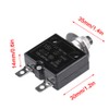Akozon Current Overload Protection DC 50V AC 125-250V Manual Reset