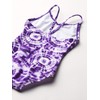 Kanu Surf Girls' Daisy Beach Sport 1-Piece Swimsuit, Groovy Purple,