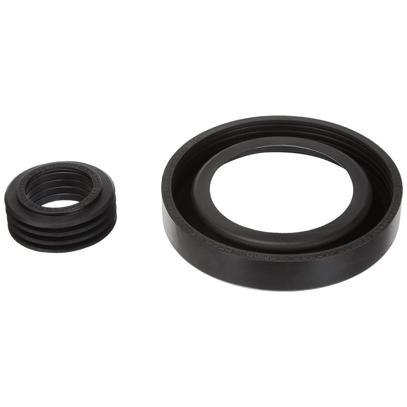 Haas Wall-mounted Toilet Connection Fittings DN 110with White Covers