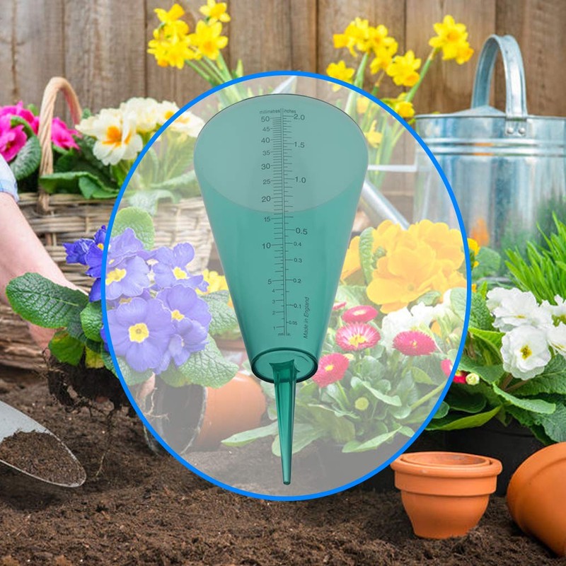 Sprinkler Rain Gauge to Monitor Rainfall Levels with Easy to