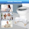 STARWISH Toilet Stool for The Bathroom, Squatting Position Helps Improves