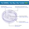 Lid for SUNWILL 14oz Mugs and 20oz Tumblers Only, Spill