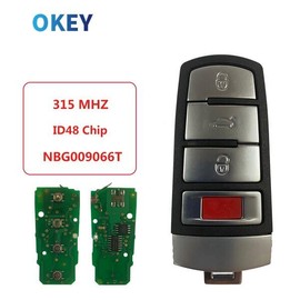 [호환제품] Okey 원격 제어 키 31 버튼 VW Volkswagen Passat 20062013 CC FCCID NBG 용 315MHz ID48 요청 Compatible Product: Okey Remote Control Key 31 Buttons VW Volkswagen Passat 2006-2013 CC FCCID NBG for 315MHz ID48 Required