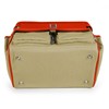 Lencca Orange Beige Structured Large Camera DSLR Gadget Bag Made
