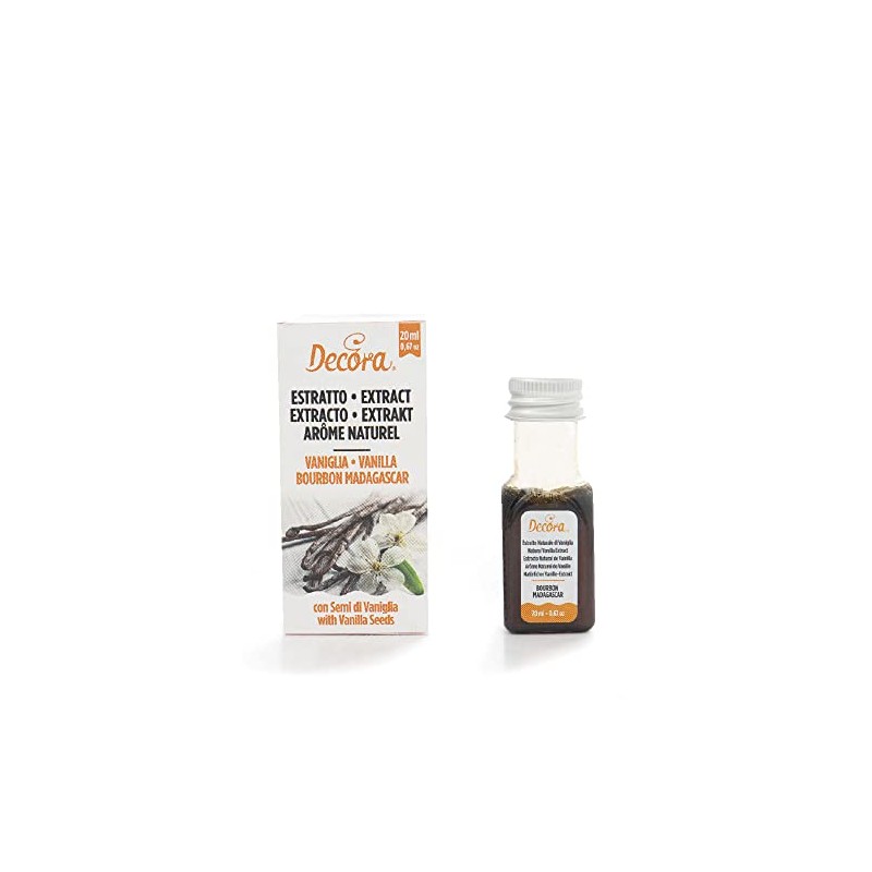 Decora Estratto Naturale di Vaniglia Bourbon Madagascar - 20 ml