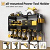 Spampur Power Tool Organizer Wall Mount with Charging Station, 3