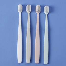 18-Pack Micro-bristle Travel Toothbrushes with Individual Cases in Cylindrical Holder, Ideal for Housewarming Set 5ea