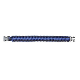 Rothco Paracord Bracelet, Royal Blue & Black, 9''