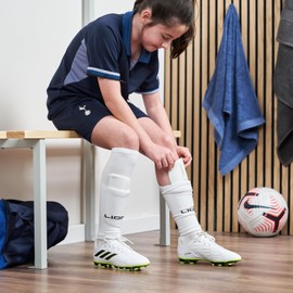 Soccer Grip Socks In Both Youth And Adult Sizes - Variety Of Colours To Match Your Team Uniform & Sleeve Socks - Great Accessory To Go With Mini Shin Guards And Sleeve Socks - White - Adult