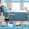 Bedlifes Extra Deep Pocket King Sheets 18-24 Inch-Fits Up to