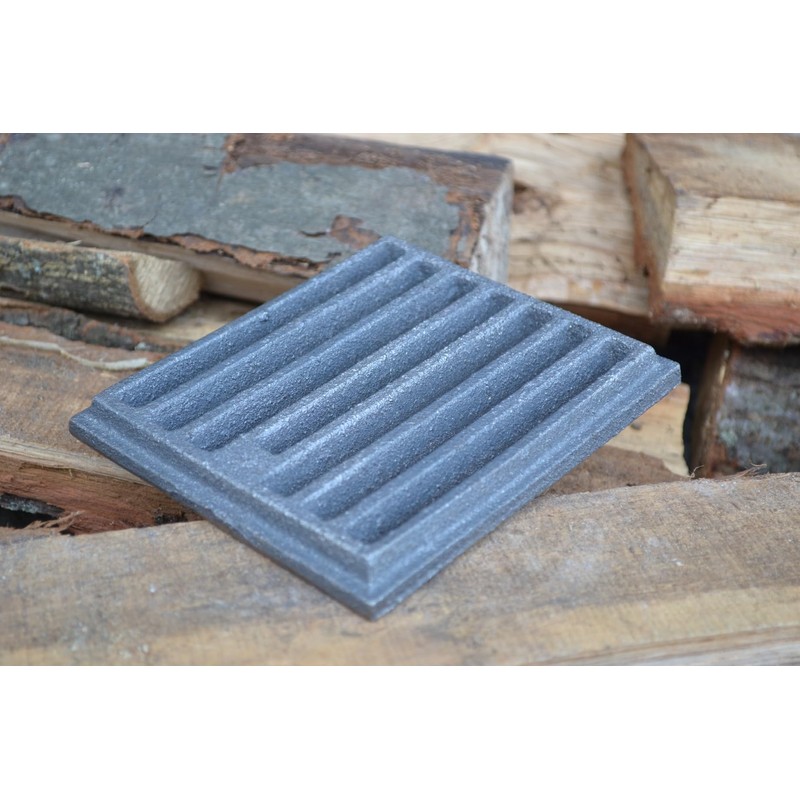 SEZAM 13 x 11 cm Cast Iron Oven Grate Ash