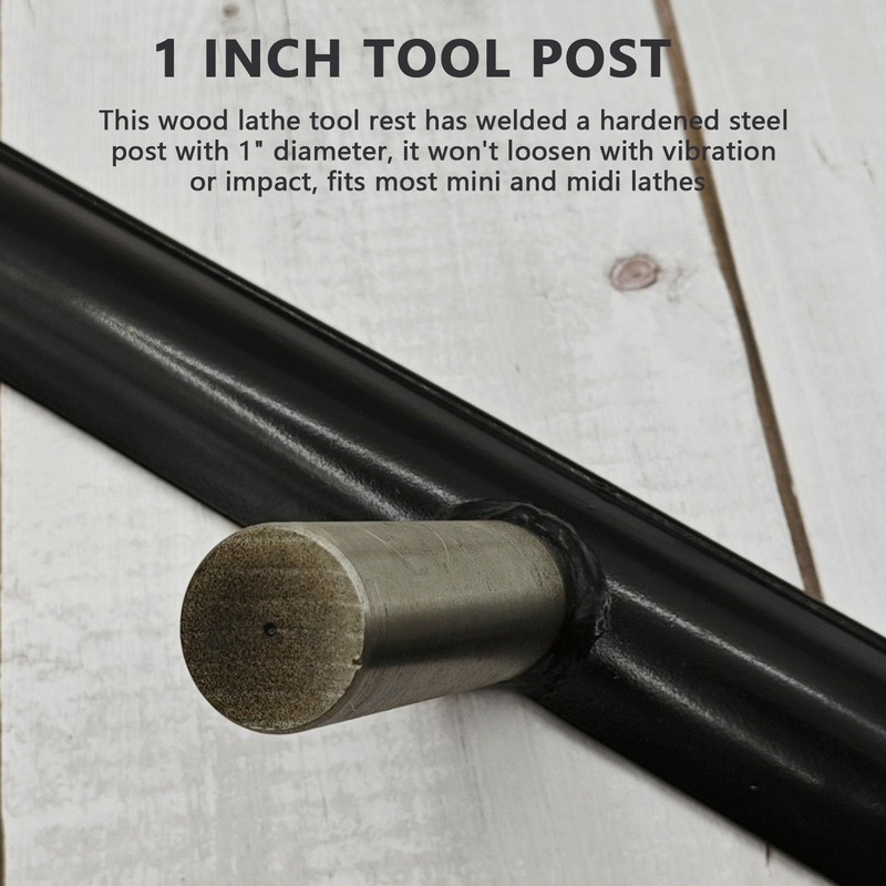 12 Inch Lathe Tool Rest 1 Inch Post Stainless Steel