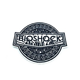 Bioshock Rapture Logo Iron On Sew On Embroidered Fan Patch