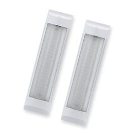 calm wish LED Room Lamp, Interior Light, Car Lighting, Work Light, Warehouse Light, Tent Light, Camper, Truck, 84 Rungs, 2 Pieces, Universal