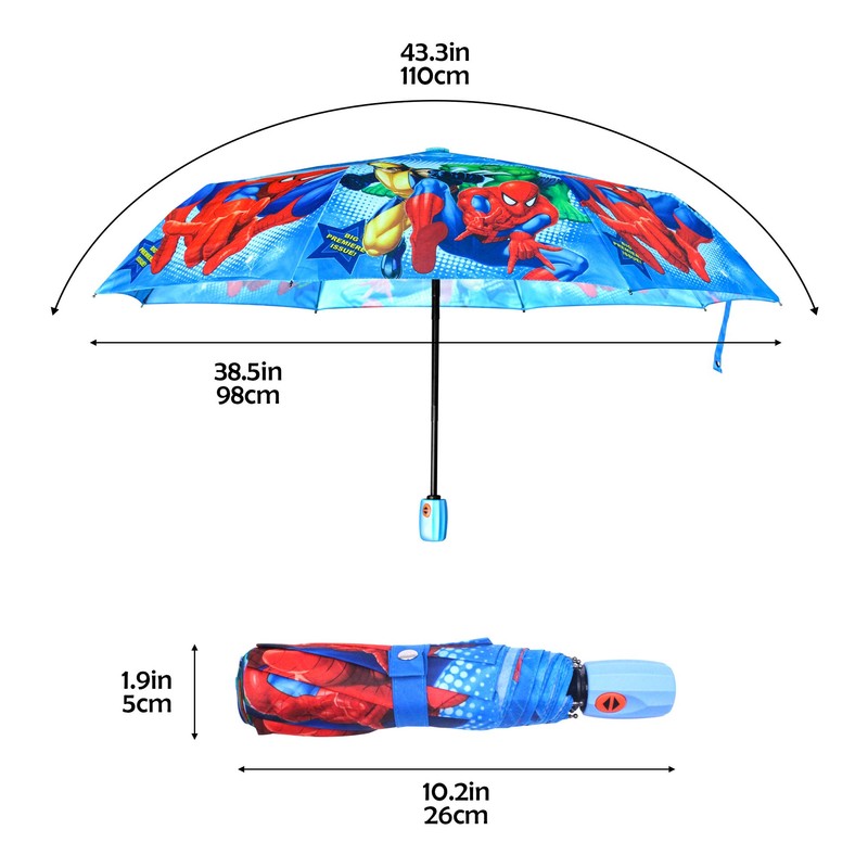 SGPINC Pink Queen Princess Snowman Pongee Fabric Auto Open/Close Umbrella