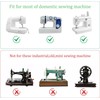 3PCS Rolled Hem Foot Set - Sewing Machine Foot Kit