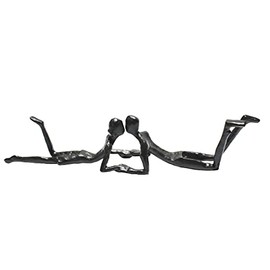 Quay Traders Affectionate Couple Art Iron Sculpture (Couple Laying, Kissing and Holding Hands) Passionate Love Figurine Statue Romantic Metal Ornament