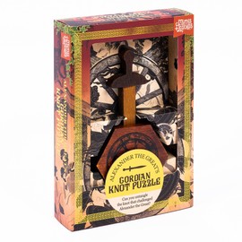 Professor Puzzle Alexander the Great - Wooden Puzzle - Can You Free the Sword of the Famous Emperor? Challenge - Includes Solution