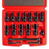 BLACKROBOT 1/4" Drive Universal Impact Socket Set, 16-Pieces Swivel Socket