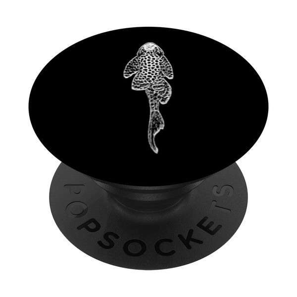 Gemeiner Plecostomus-Saugerfischhalter PopSockets mit austauschbarem PopGrip