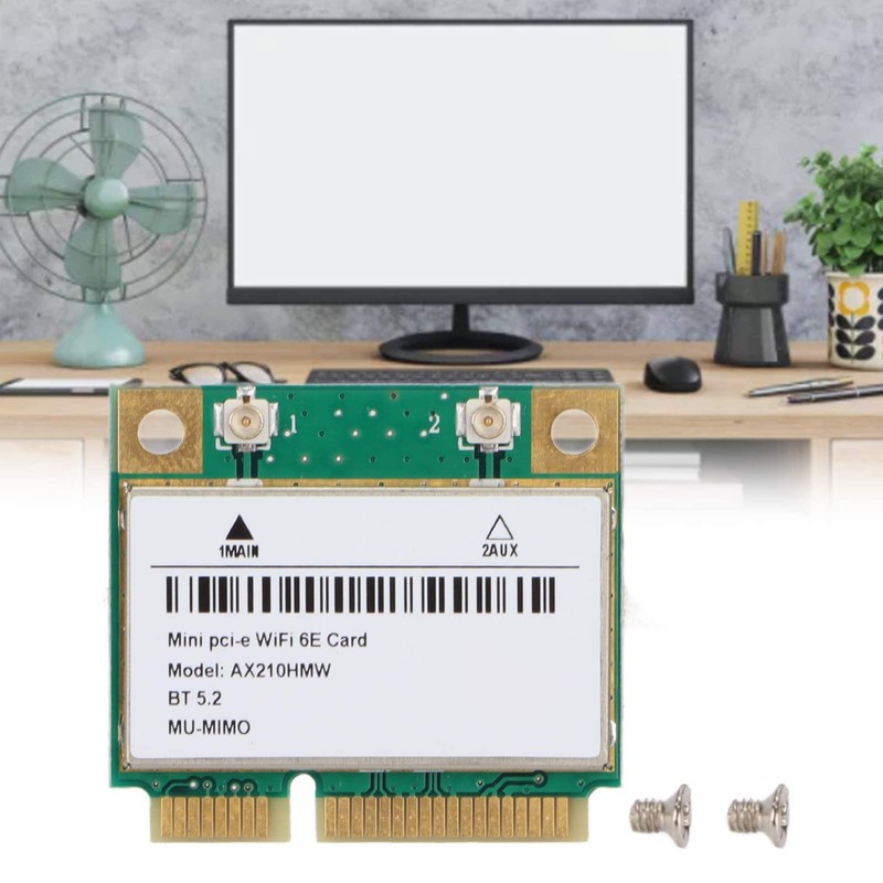 AX210HMW Netzwerkkarte, 2.4G/5G/6G BT 5.2 WiFi Karte, PCIE Interface PCB