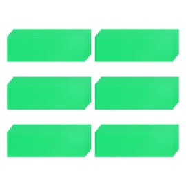 sourcing map 60 Pcs Dry Erase Magnetic Labels Colorful Strips 3" x 1" Writable Light Green Name Tags Sticker for Craft Whiteboard Fridge Locker Home Office Classroom