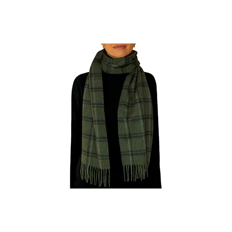 Oxfords Cashmere 100% Lambswool Tartan Plaid Scarf, Daviot