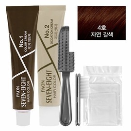Economical and quick in 7 minutes Hair dye for white hair No. 4 Natural Brown (WD24FC7) - Basic product / 경제적 7분에서 신속성 백모용 염색약 4호 자연갈색 (WD24FC7) - 기본상품