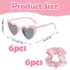 smtfcty Pack of 12 JGA Glasses Team Bride Hair Scrunchies