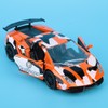 Children Simulation Pull Back Toy Graffiti Vehicle Sport Car Model