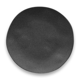 Natural Dishwasher-Safe Tableware TT20743872 Matte Black Platter, Dinner Plate, 10.6 inches (27 cm), Outdoor Tableware, Lightweight, Lightweight, Birthday Gift, Women, Catering, Black, Black