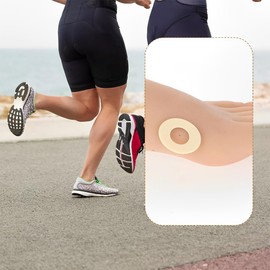 KEWUF 120 Stück Hühneraugenpflaster,Schaum-Hornhautkissen, Hühneraugenringe Blasenpflaster Hühneraugen, Anti-Reibung, reduziert Fuß- und Fersenschmerzen bei Zehen, Hornhaut, rutschfest