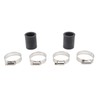 2Pcs 1in High Temp Pipe Clamps Connector Sturdy Exhaust Pipe