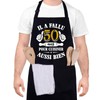 Halinuia Kitchen Apron for Men and Women, black