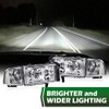 GRAND ORANGE Headlights Assembly, Compatible with Dodge Ram 1500 2500