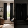 TECOR Cortina Blackout 2 Paneles 90x160cm para Recámara o Decoración,
