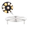 Cabilock Round Steamer Steamer Stainless Steel Cookware Steamer Rack Stand