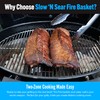 SnS Grills Slow ‘N Sear Charcoal Fire Baskets with Water